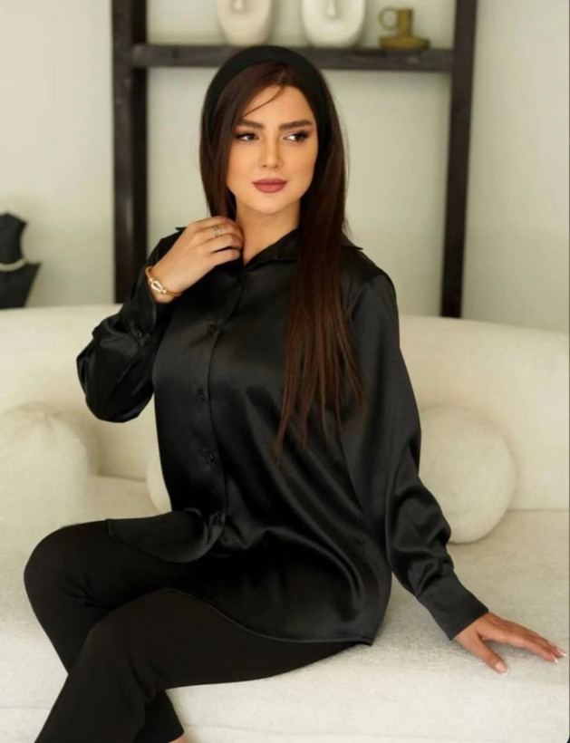 شومیز ساتن ابریشم ۱۱۷۵۴